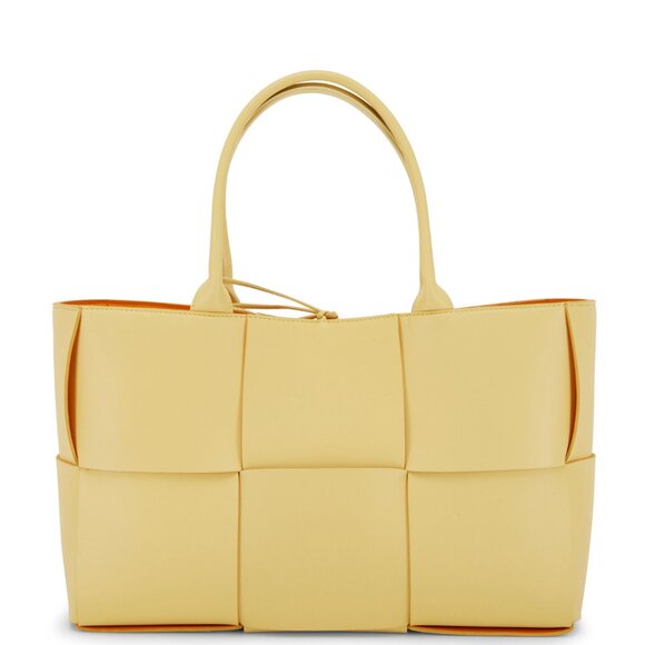 Bottega Veneta Acro Medium Woven Leather Tote - Picture 1 of 12